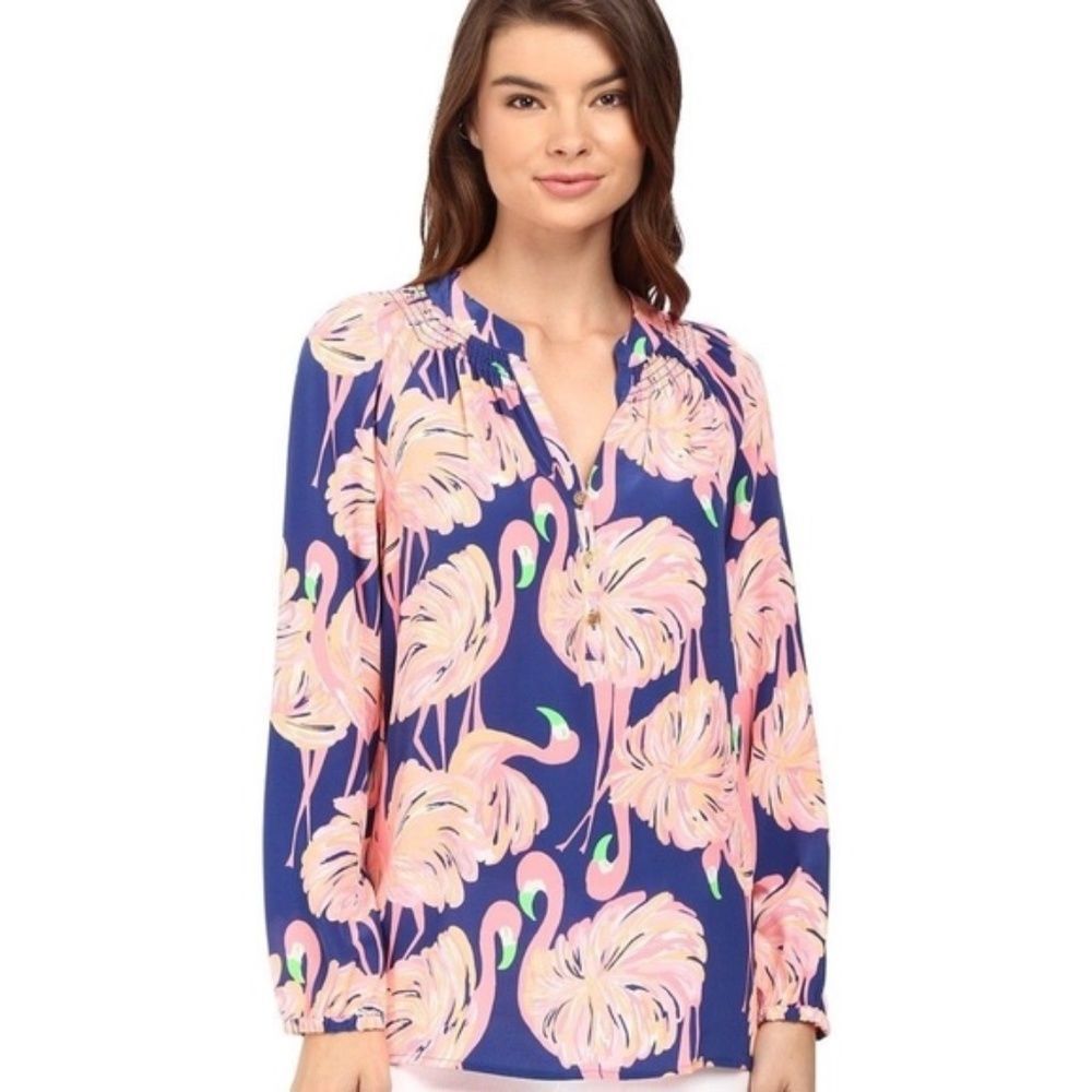 Lilly Pulitzer Elsa Top in Gimme Some Leg”